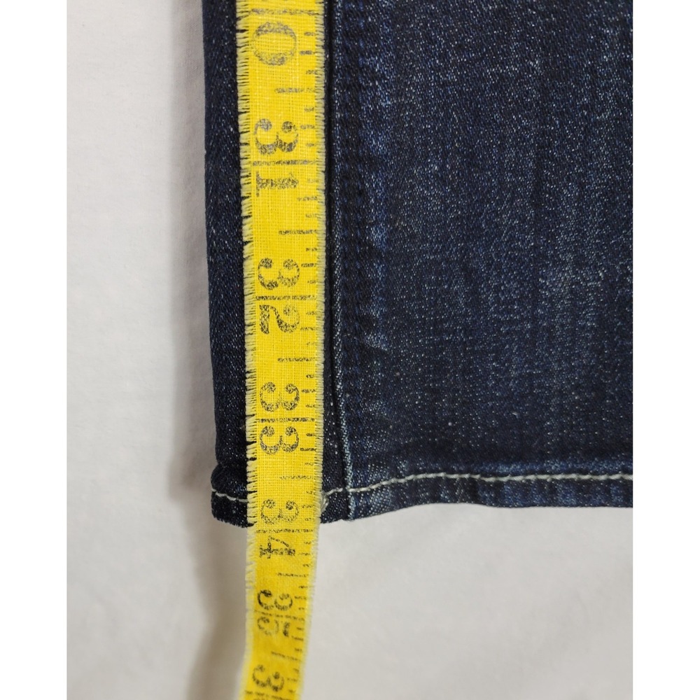 American Eagle Artist Stretch Flare Jeans Dark Wash Blue Womens 10 Long 10L - Picture 3 of 8